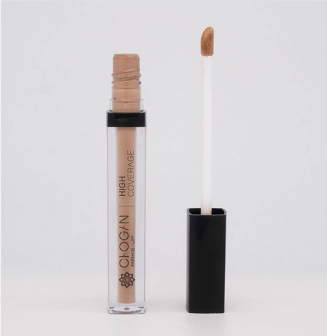 CHOGAN High Coverage Concealer - Warm Rose for a flawless, natural finish.
Precision cotton applicator for smooth and even coverage.
