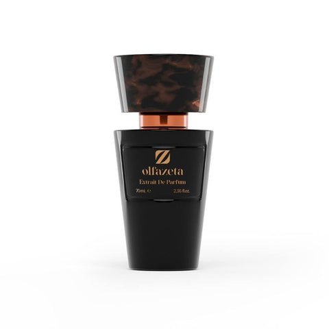 Base notes of blonde leather, patchouli, and amber in Chogan Perfume for Men.